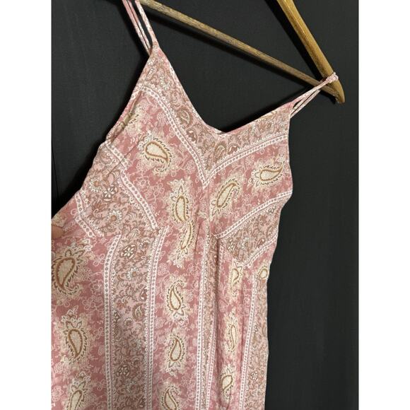 Knox Rose Dress Women M Medium White Floral Maxi Long V-Neck Button Sleeveless - Picture 8 of 8